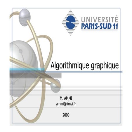 Algorithmique graphique