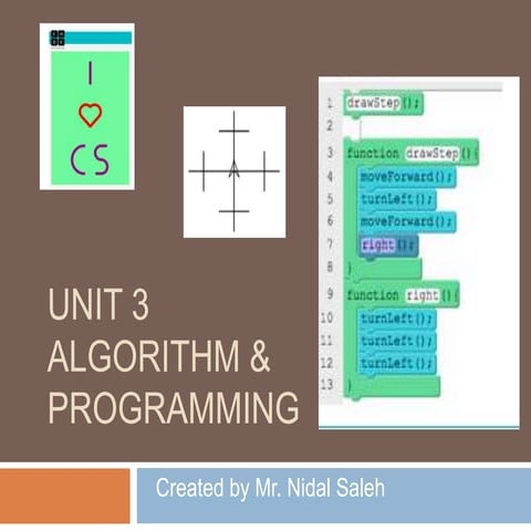 Algorithm and Programming
