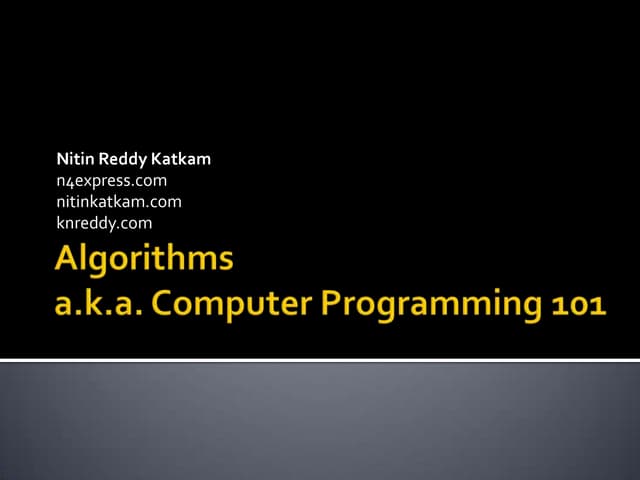 Algorithms