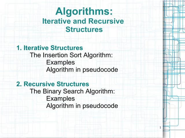 Algorithms
