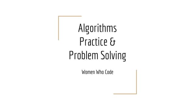 Algorithms practice and problem solving - dynamic programming