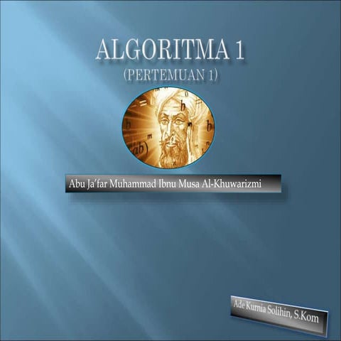 Algoritma 1 pertemuan 1