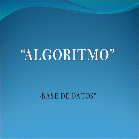 Algoritmo
