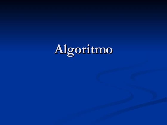 Algoritmo