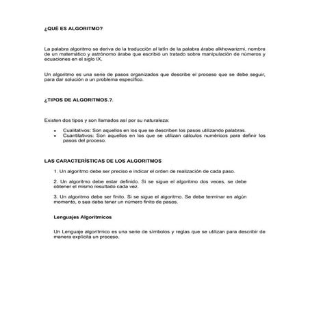 Algoritmo variables, constantes, tipos de datos y asignacion