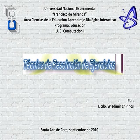 Técnica de resolución de problemas