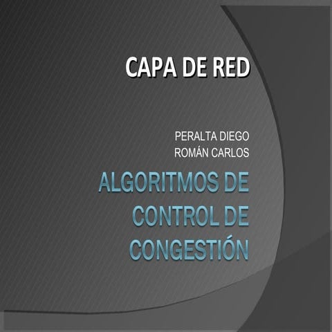Algoritmos de Control de Congestión