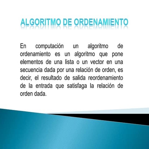 Algoritmos de ordenamineto y busqueda