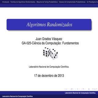 Algoritmos Randomizados