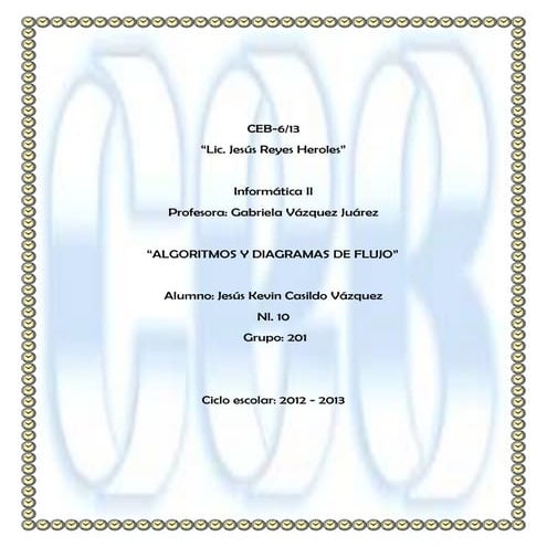 Algoritmos y diagramas de flujo