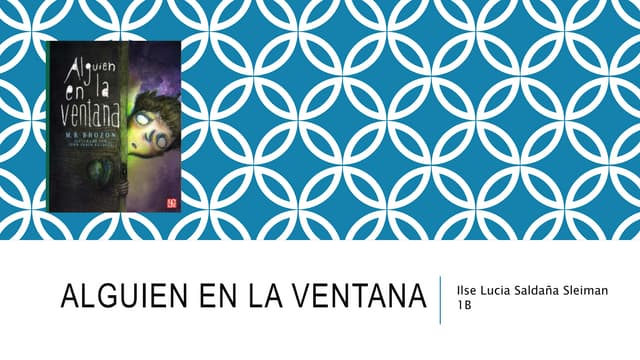 Alguien en la ventana