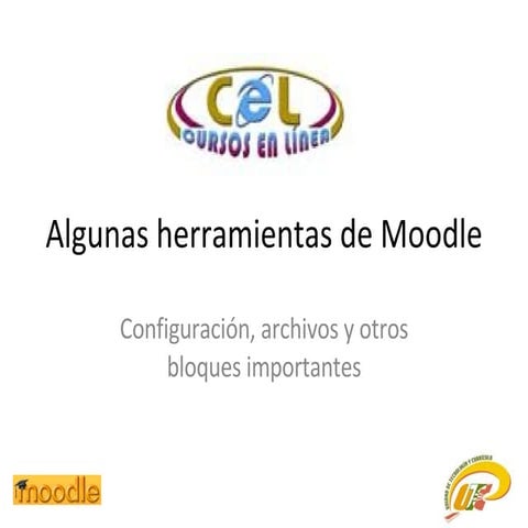 Algunas herramientas de Moodle