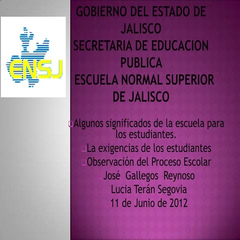 Algunos significados de la escuela para los adolescentes