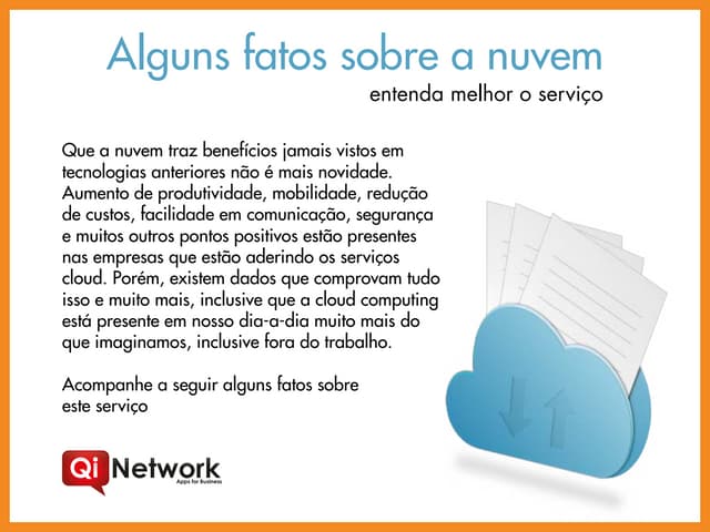 Alguns fatos sobre a nuvem 