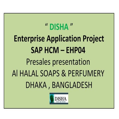Al halal soaps & perfumery   bngldsh disha project ppt v1.0