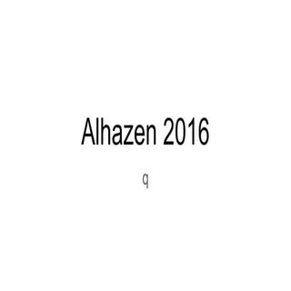Alhazen 2016