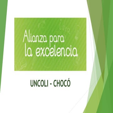 Alianza de UNCOLI por el Chocó colombiano