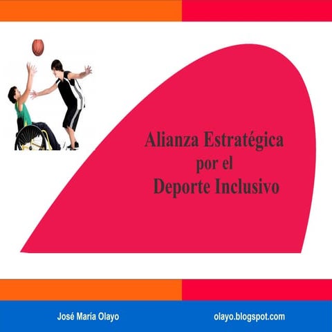 Alianza estratégica deporte inclusivo.