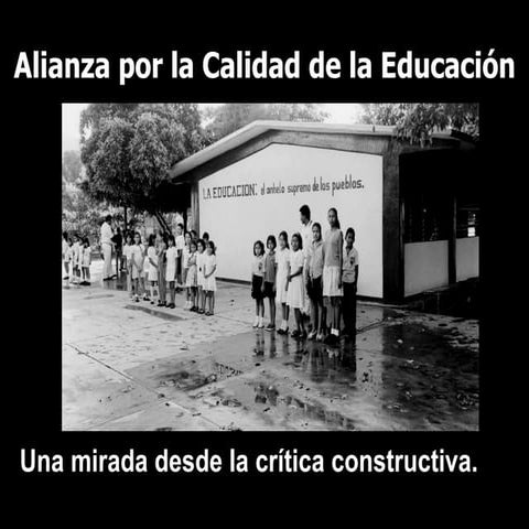 Alianza Calidad Educativad | PPT