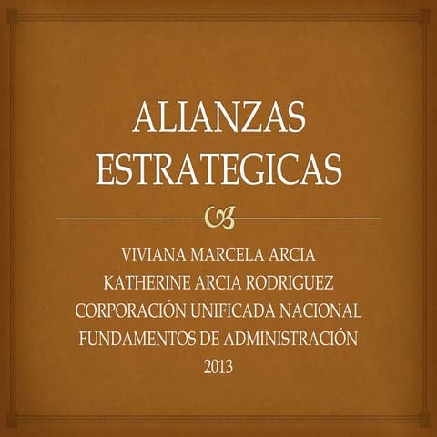 Alianzas estrategicas vivi y kata