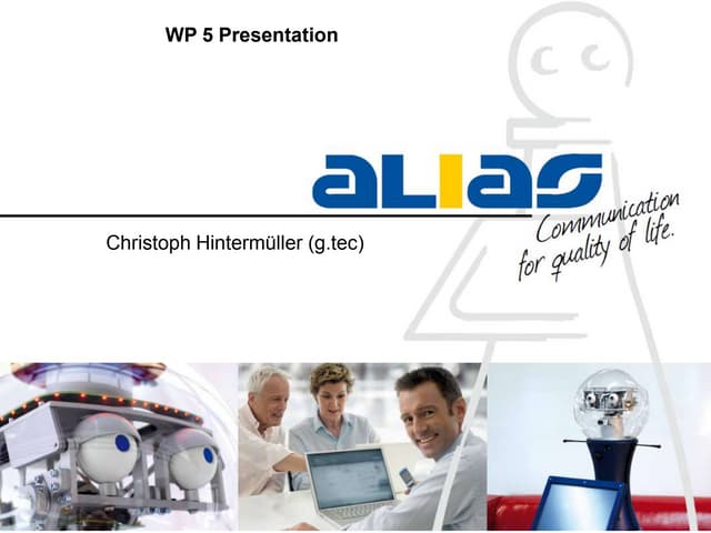 ALIAS WP5 Results
