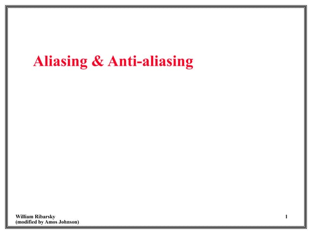 aliasing.ppt