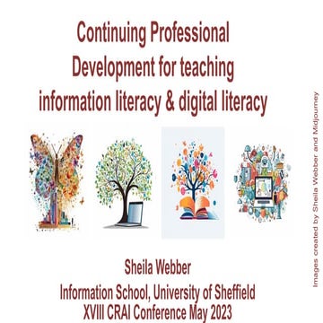 Continuing Professional Development for teaching information literacy & digital literacy