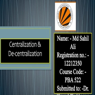 ALI Centralization and Decentralization.pptx