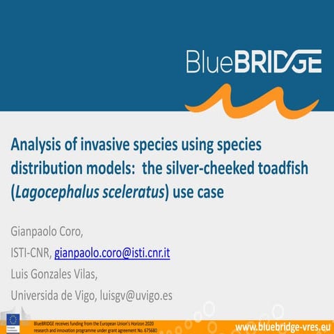 Analysis of invasive species using species distribution models: the silver-ch...