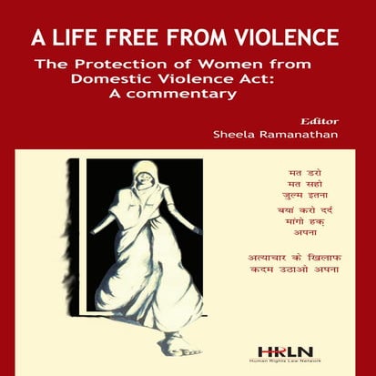 A life free from violence - book on Domestic Violence Act