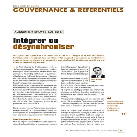 Alignement stratégique