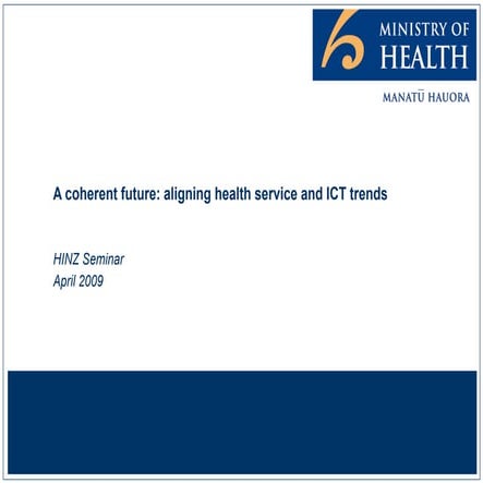 Aligning Health Service And ICT Trends