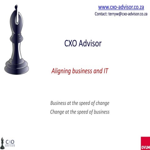 Aligning IT and business