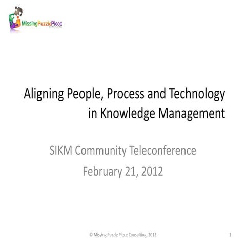 People process technology slide | PPTX