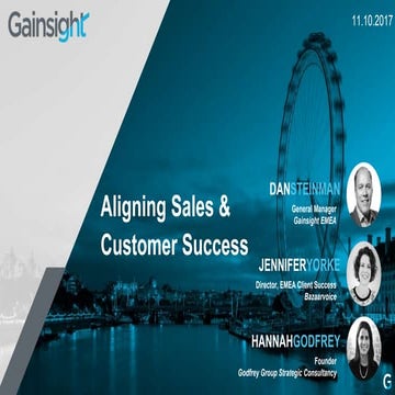 Aligning Sales and Customer Success