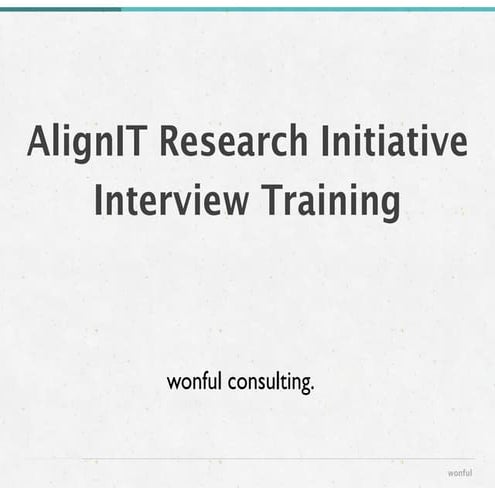 AlignIT Training