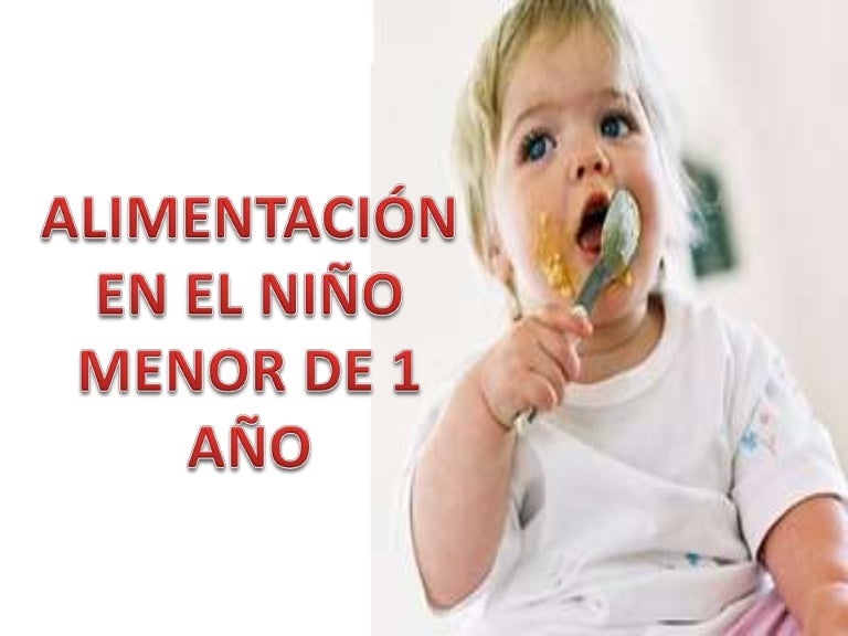 Alimentacion En El Nino Menor De 1 Ano