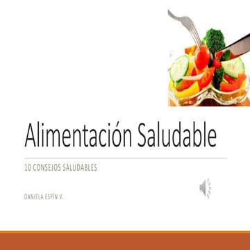 Alimentación saludable