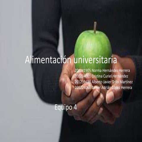 Alimentación universitaria