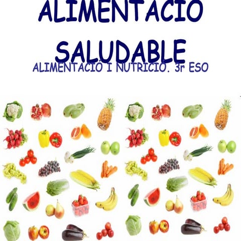 Alimentació saludable