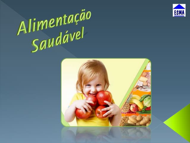 Alimentação saudável trabalho de sa...