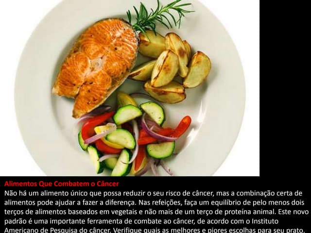 Alimentos combatem cancer