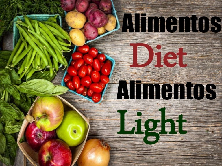 Alimentos diet e light (SLIDE)