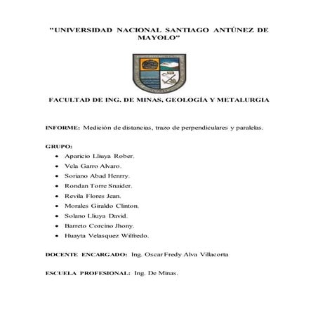 Alineamientos y trazos de perpendiculare, paralelas.