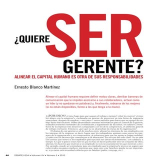 Alinear el capital humano