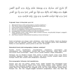 surah Al insyiroh