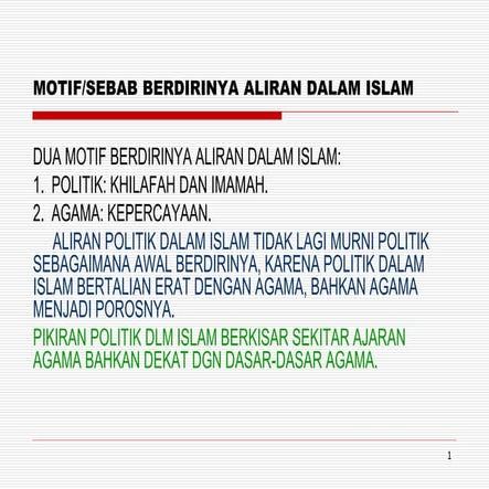 Aliran aliran ilmu kalam - akidah akhlak kelas 11