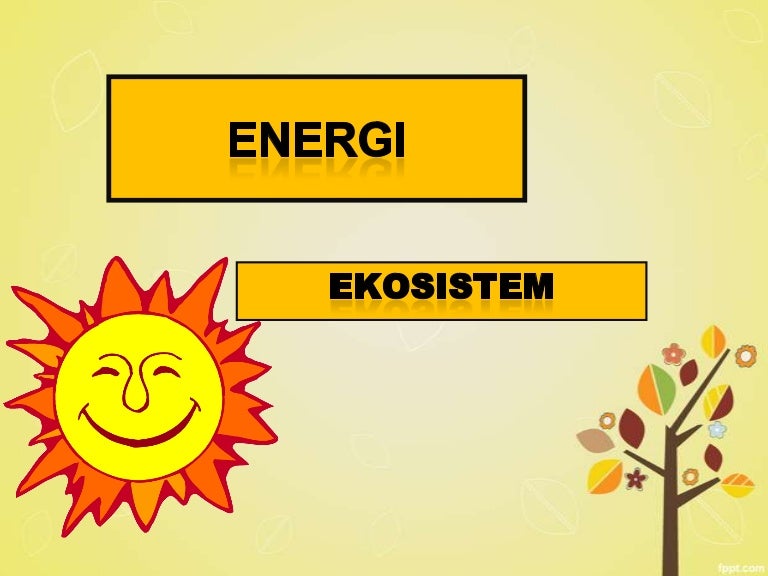 Aliran Energi Ekosistem I