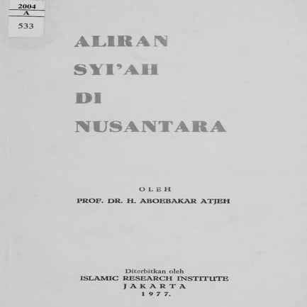Aliran syiah di_indonesia