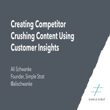 How to Create Competition Crushing Content 